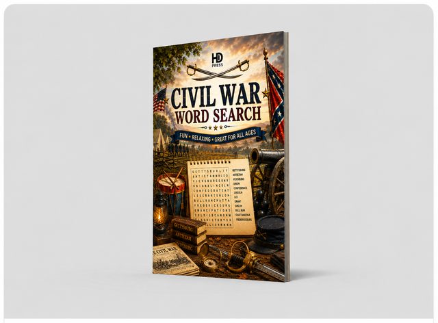 Civil War Word Search cover