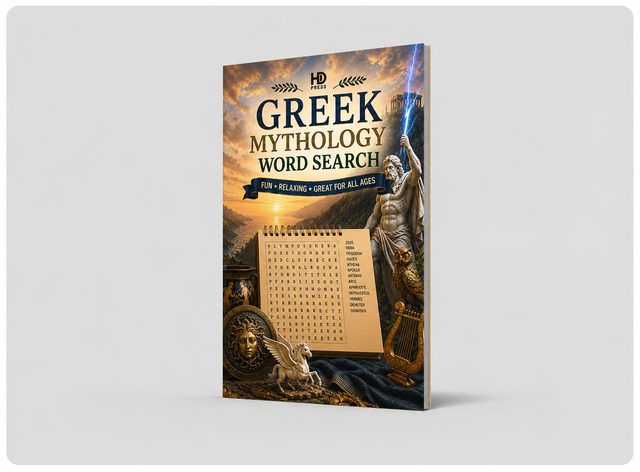 Greek Mythology Word Search cover