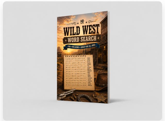 Wild West Word Search cover